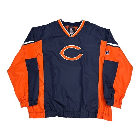 CHICAGO BEARS NFL Football Bomber Windbreaker Light Jacket Mens 2XL - Picture 1 of 4